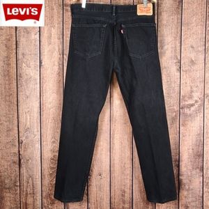 34x32 Black Heavy Denim Straight Fit Men's Jeans Excellent Condition